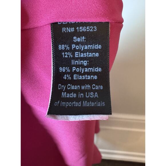 BLACK HALO Womens Hot Pink Lined Sleeveless Midi Formal Fit + Flare Sz 10 NWT - Picture 9 of 16